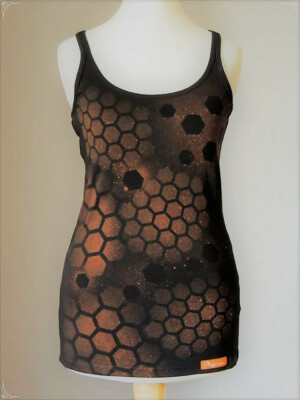 Ayumu Top XS schwarz ° psy yoga psywear goa blume des lebens heilige geometrie