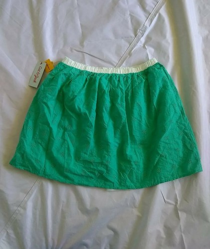 Cat & Jack Girl's Floral Tropic Green Reversible Skirt Size XL(14/16) - Picture 7 of 12