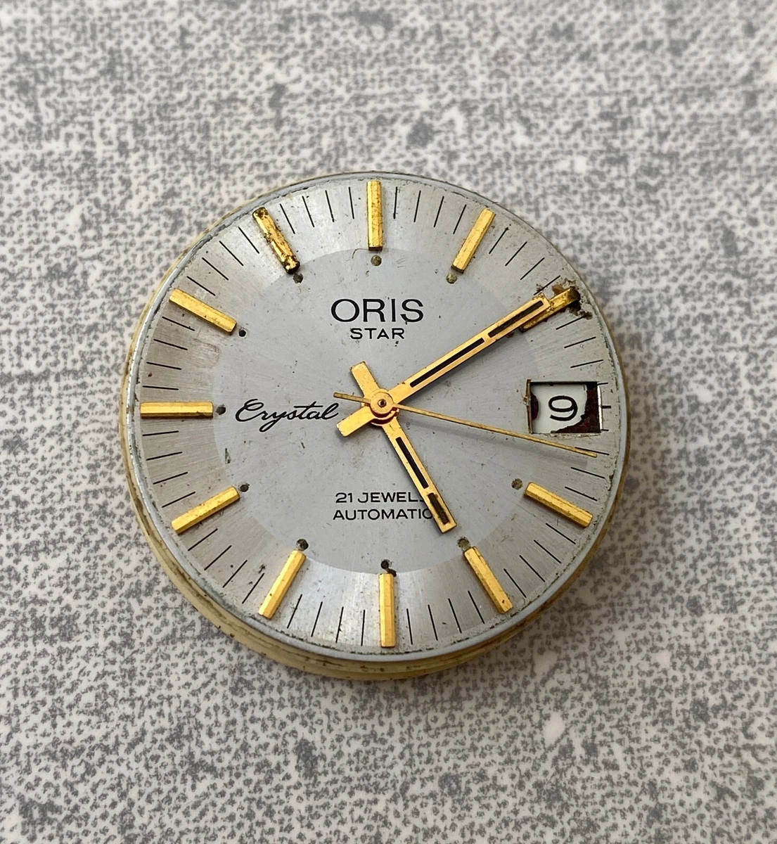 ORIS Star Crystal Automatic Cal 645 Men s Watch 21 Jewels White Dial To Restore