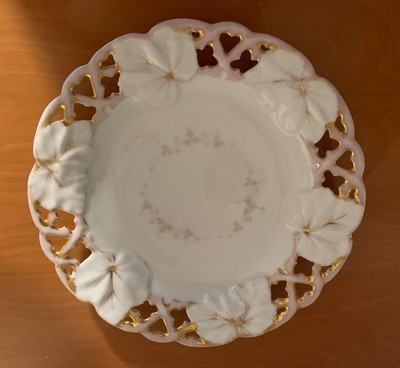 TPM Tielsch Porcelain Decorative and Refined Round Plate 