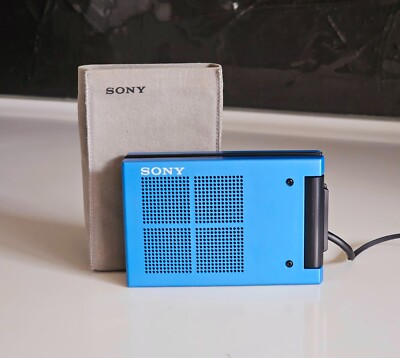 New Rare Blue Sony SS-WM20 Speakers 🔊 💙 for Sony Walkman WM-20