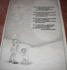 * TRI CHEM 7575 STAR PARENT LOVE POEM Liquid Embroidery Picture to paint TRICHEM