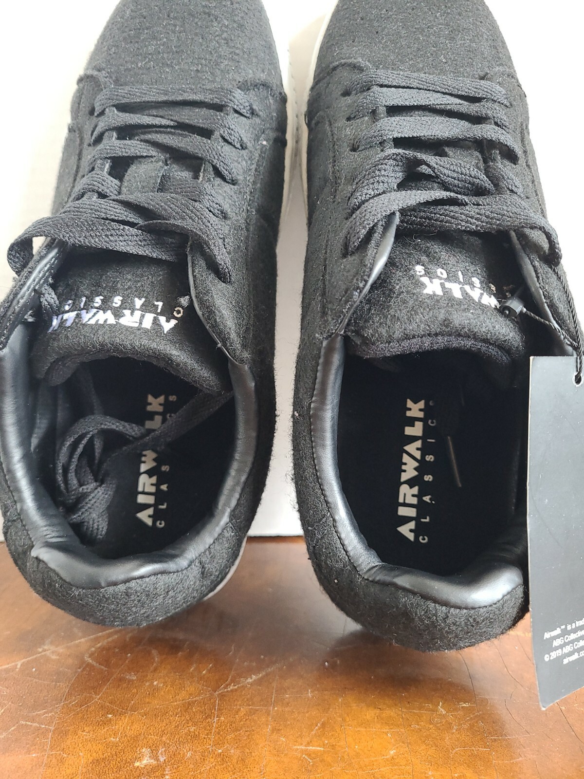 Airwalk Jim Classics Skate Retro Black Felt Tennis Ball Shoes 90s 8.5 42 EU eBay