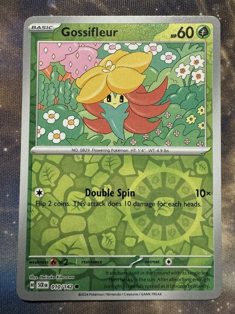 gossifleur pokemon card holographic Shining Fates This attack does 10 damage for each heads. Gossifleur [Reverse Holo] #14 Prices