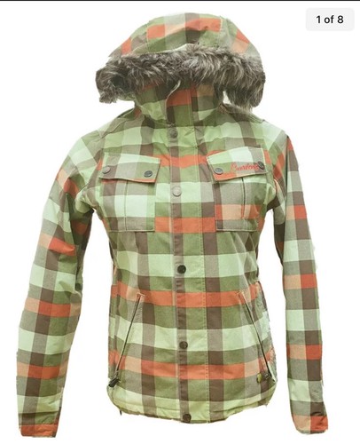 Snowboard Jacket Ski Pockets Hood Vents 