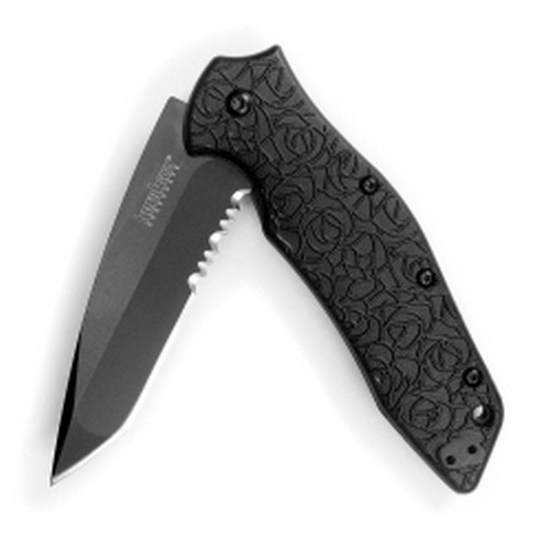 Kershaw 1835TBLKST Kuro Serrated Knife | eBay