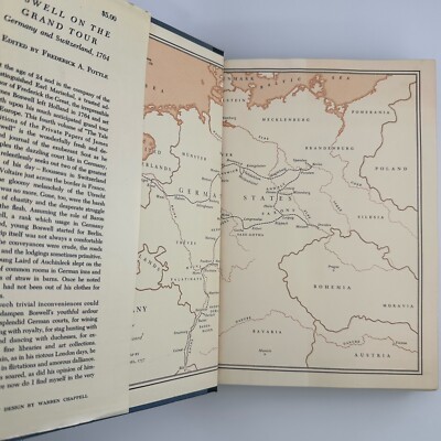 Boswell On The Grand Tour: Germany & Switzerland 1764 - 1ère édition 1953 Avec Jaquette