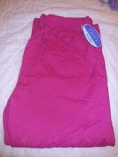Carol's Scrubs, Women's 2X 20-22 FUCHSIA/PINK COLOR, elastic waistband