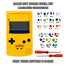 Nintendo Game Boy Color GBC LAMINATED READY Housing POKEMON LIMITED Shell Kit