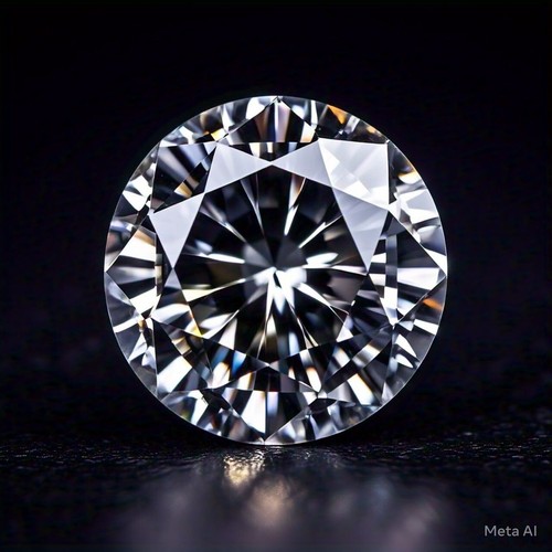 Diamante CVD coltivato in laboratorio 2 CT taglio tondo colore naturale D VVS1 certificato pietra sfusa - Foto 6 di 14