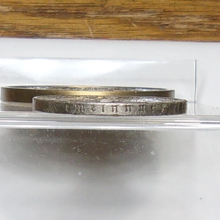 Moneda Alemania 1936-A 5 marcos 90% plata la moneda Paul Von Hindenburg 1847 a 1934 Foto 3 de 4