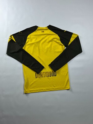 Borussia Dortmund BVB 09 Puma Soccer Jersey Yellow/Black Long