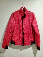 Women's Ryu Primaloft Puffer Quilted Winter Jacket Coat Pink M