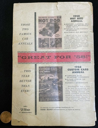 April 1958 RODS & Custom Magazine - Lowdown on Lowering - Chrome Plating ++ - Picture 5 of 6