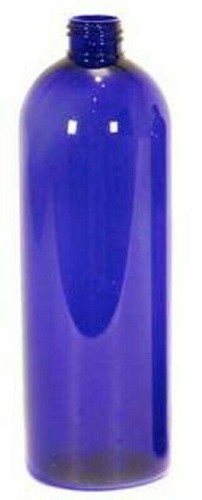 16 oz. or 4 oz. Plastic Bottle Cobalt Blue Bullet (Cosmo Round) with Flip Cap - Picture 9 of 20