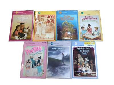 Vintage 80s/90s Dell Yearling Books Children's Paperbacks Lot Of 7