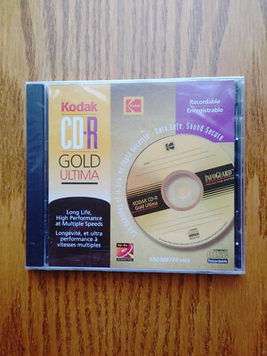 Kodak CD-R Gold Ultima. Archival Recordable discs - , 650 MB/74 min.