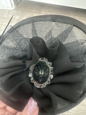Disney Haunted Mansion Black Lace Headband s-l400.jpg main image 4