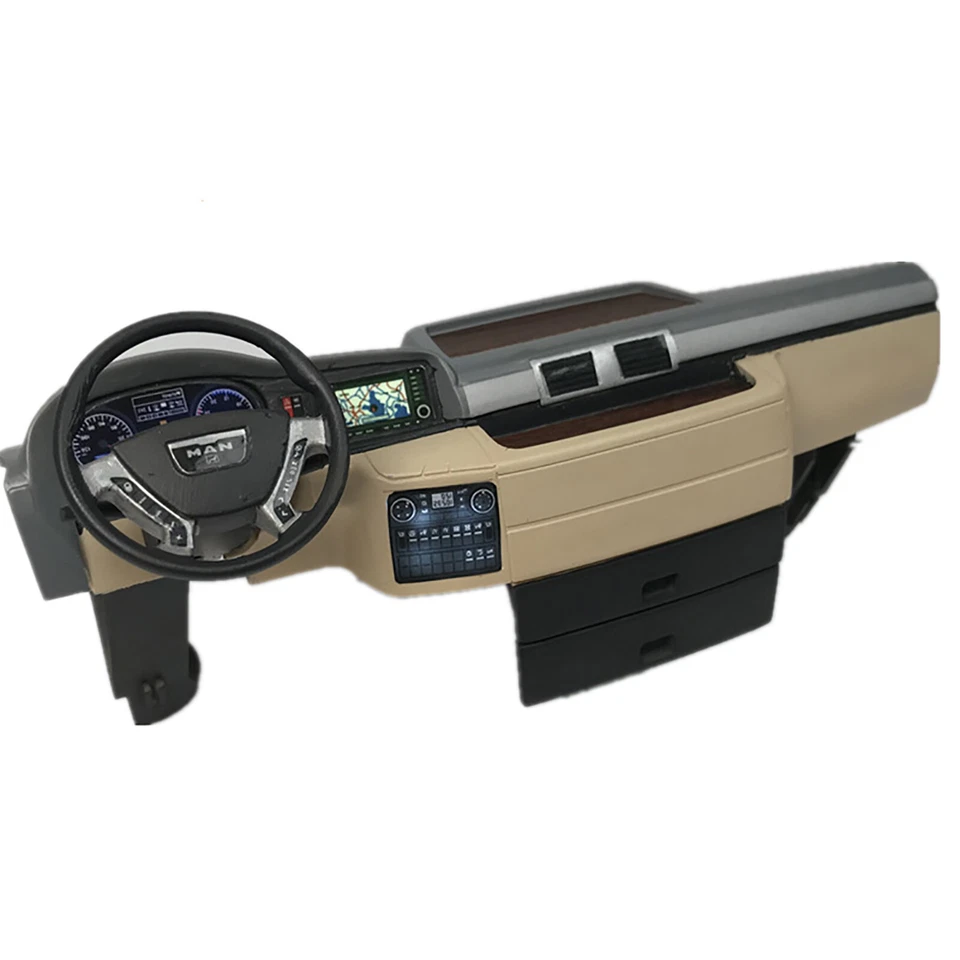 3V LED Internal Center Cab Für 1/14 Tamiya MAN TGX 56325 RC Tractor Truck Auto - Bild 3 von 4