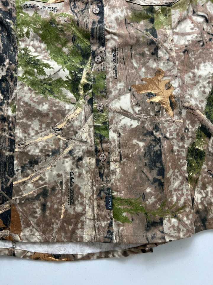 Cabelas Women’s Camouflage Long Sleeve Shirt Size XL New With Tags - Image 4 of 4