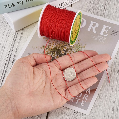 150yards/roll Braided Nylon Knotting Thread Crafting Cord Beading String  0.5mm - Picture 32 of 172