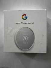 Google Nest Smart Programmable Thermostat Snow White GA01334-US