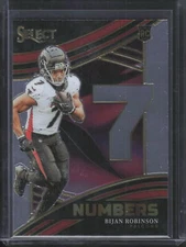 2023 Select Select Numbers #11 Bijan Robinson