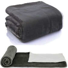 NANPIPER Sherpa Blanket Twin Thick Warm for Winter Bed Super Soft 