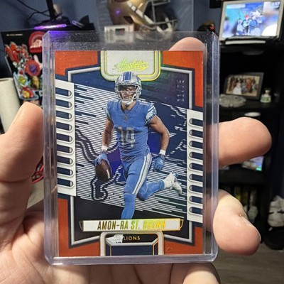 2023 Panini Absolute Amon Ra St Brown Orange Absolute 11/75 Lions