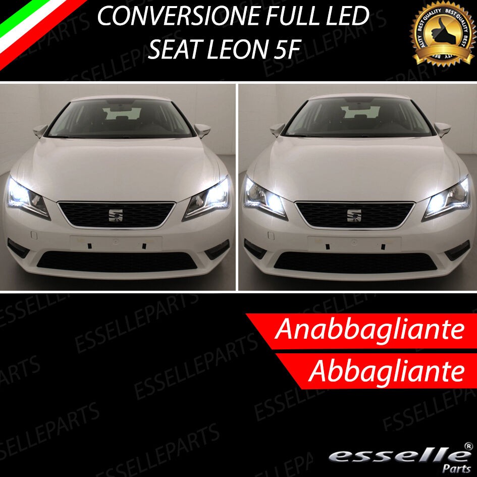 MaXtron Set Illuminazione Interna Per Seat Leon 5F - 10 LED Bianco Freddo 6000K