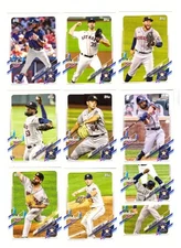 2021 Topps Opening Day Baseball Houston Astros Base MLB Hand Collated Team Set i