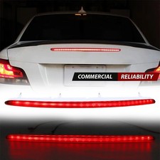 For 2008-13 Bmw E82 E88 125i 128i 130i Led Red Lens 3rd Third Brake Stop Light