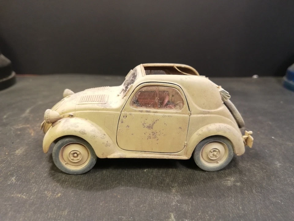 1/35 Built WWII Italian Fiat Topolino North Africa  (resin Kit ModelVictoria) - Immagine 3 di 4