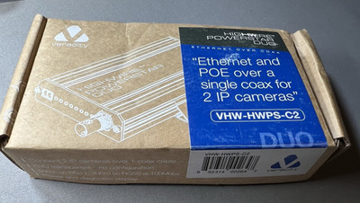 Veracity VHW-HWPS-C2 HIGHWIRE Powerstar Duo 2-Port PoE Switch Over Coax Cable