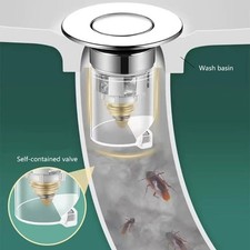 Drain Filter Bounce Cores Bathtub Drain Plug for Bathroom Kitchen Easy Install