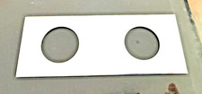 VR1045 Two-hole plate, 60 x 153 mm. Holes Ø36 and Ø33 mm