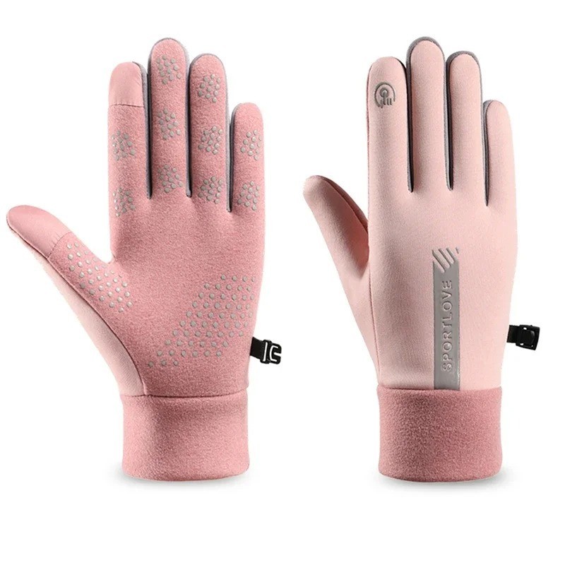 Guantes cálidos de invierno térmicos a prueba de viento guantes de esquí para clima frío hombres mujeres