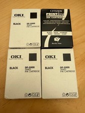 Cartucce di inchiostro nero ALPS MD-1000 / OKI DP-5000 x 4 P&P gratuite