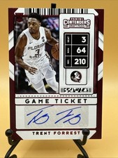 2020 Contenders Draft Picks Game Ticket Auto Red Trent Forrest #129 Florida St.