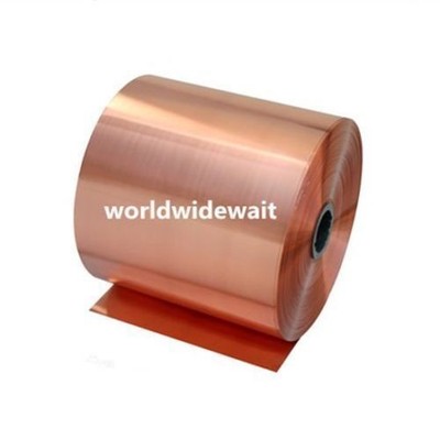 1PC 99.9% Pure   Cu Metal Sheet Foil 0.02 x 100 x 1000mm Thickness #A6-41