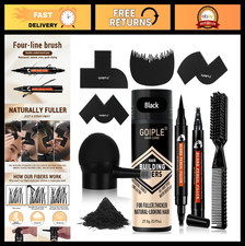 Beard Pencil Filler Brush Set - Waterproof, Long-Lasting, Natural Finish for M