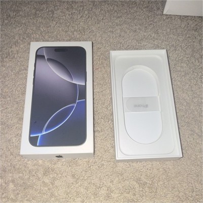 Apple iPhone 16 Pro Max 1TB Black Smartphone Retail box , NO PHONE.