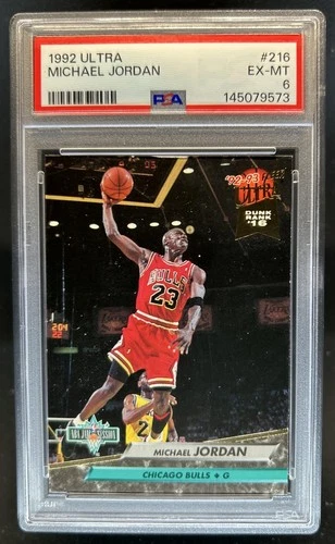 1992-93 Fleer Ultra Michael Jordan #216 Bulls PSA 6