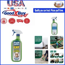 Biodegradable Cat Stain  Odor Remover 32oz - Enzyme Cleaner for Pet Urine Fe...