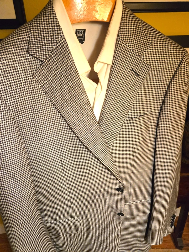 Casaco esportivo CANALI mistura de lã e seda, lindo pano, estado perfeito, masculino 42R - Imagem 2 de 4