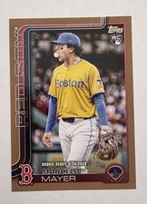 Marcelo Mayer 2025 Topps Update Series Rookie Debut Gold /2025 Boston Red Sox RC