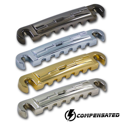 Advanced Plating Compensated ''Lightning'' Stop Bar Tailpiece - Fits Gibson 