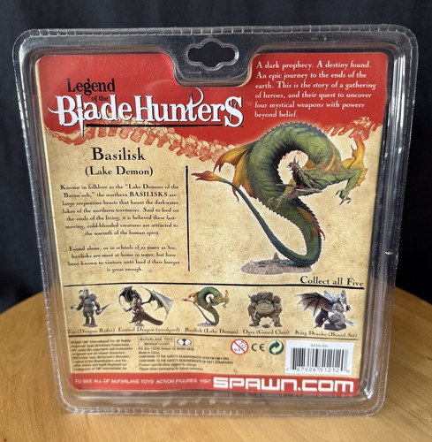 2008 McFarlane’s FANTASY Series 1 🔥BASILISK Lake Demon🔥 6” AF ~UNOPENED~ NOS👀 - 第 3/13 張圖片