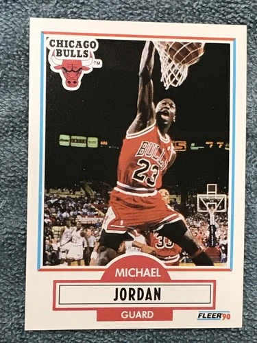 PACK FRESH 1990 FLEER BASKETBALL MICHAEL JORDAN CHICAGO BULLS CARD #26 CENTERED!