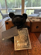 GRATEFUL DEAD Black Peter Limited Edition LIQUID BLUE BEANIE BEAR 7 Inch Plush